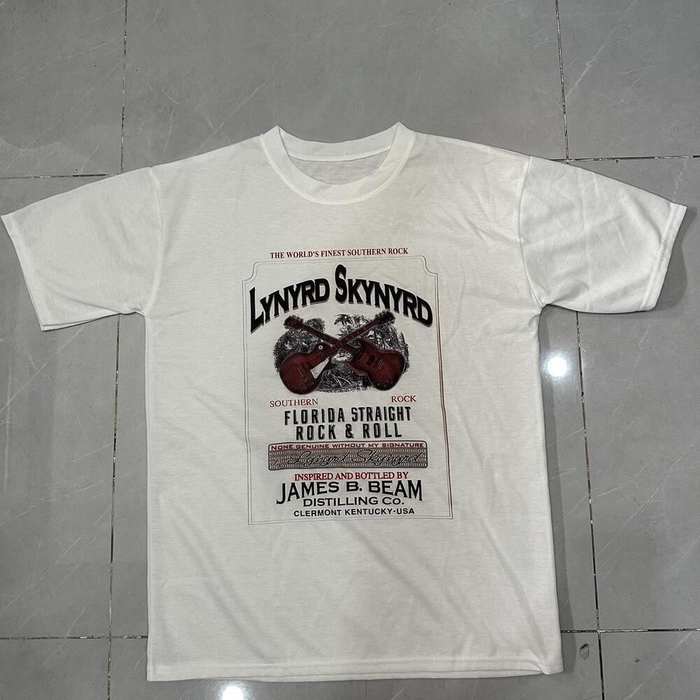 White Lynyrd Skynyrd Cotton Shirt